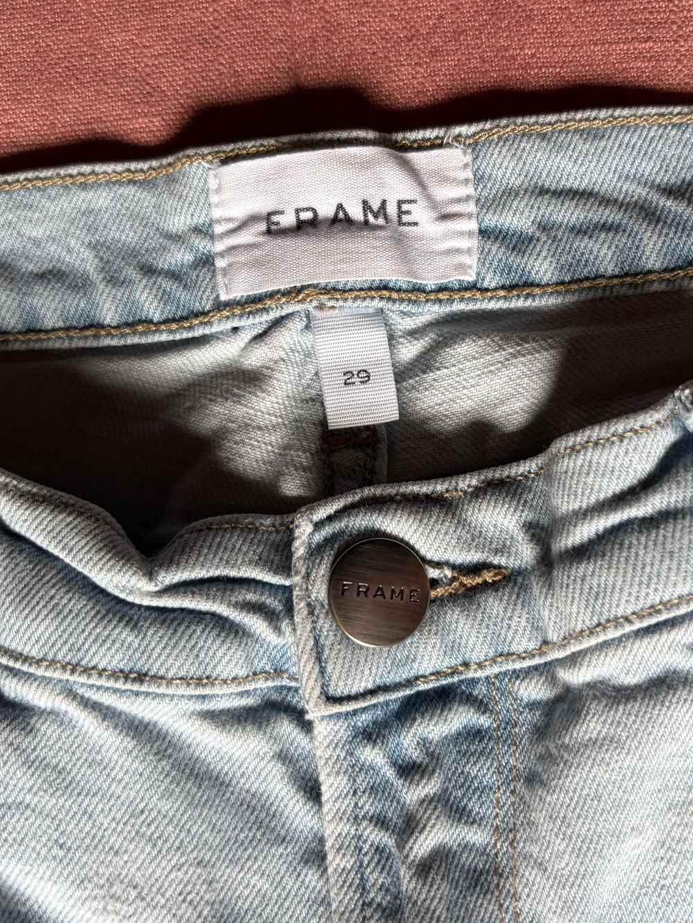 Frame Jeans- Le garçon crop- Size 29- Fall Denim- Distressed Raw Hem - Picture 7 of 14